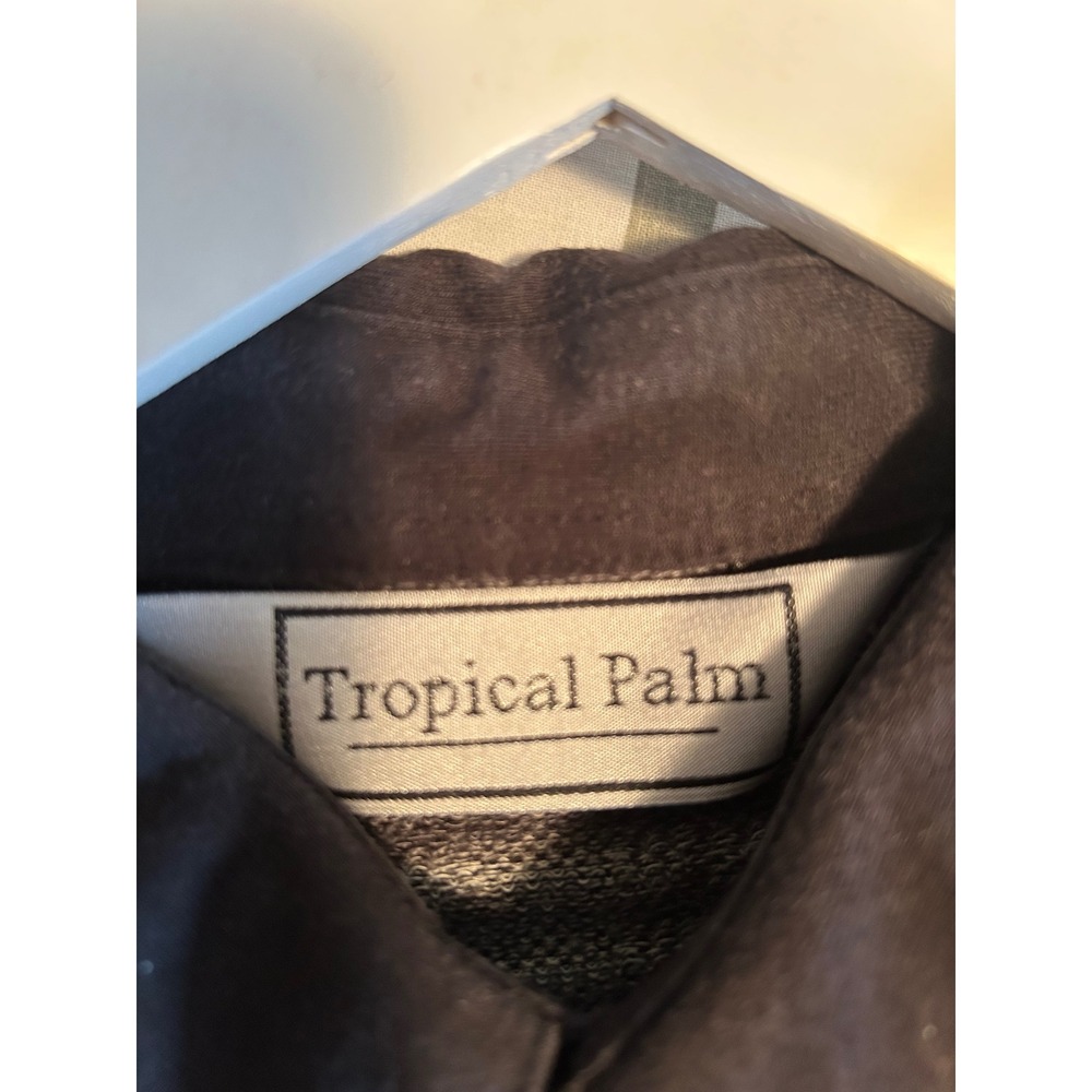Mens XL Polo Shirt Bundle Penguin Sport Tropical Palm Geometric Golf Lot of 2 - Picture 5 of 5